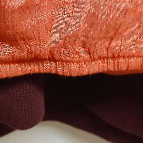 By & By Melon/Peach Ombre' Short Sleeved Semi Sheer Blouse XL - Picture 9 of 9